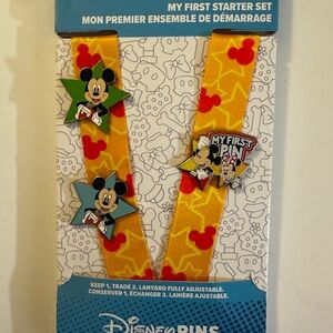 Disney My First Starter Set Lanyard with Pins